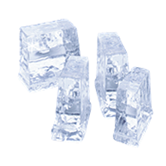 Las máquinas de hielo Crystal Tips permiten hacer cubitos estilo Dice