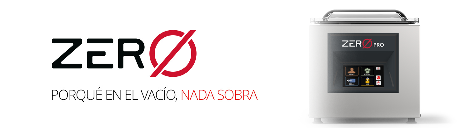 máquina envasadora, en el vacío nada sobra
