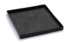Quarter size cooking tray (Black)
