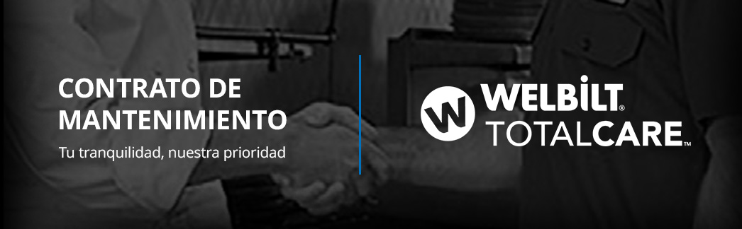 Contrato de mantenimiento Welbilt, TotalCare, servicio de mantenimiento de equipamiento Welbilt